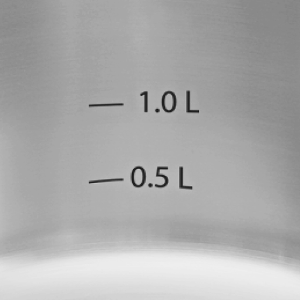 RDS-1002 Набор посуды 5 предм. (кастрюля с/кр 20 см, 2,8 л/ ковш с/кр 16 см, 1,4 л/ силиконовый дуршлаг 21,2 см) Breit Rondell