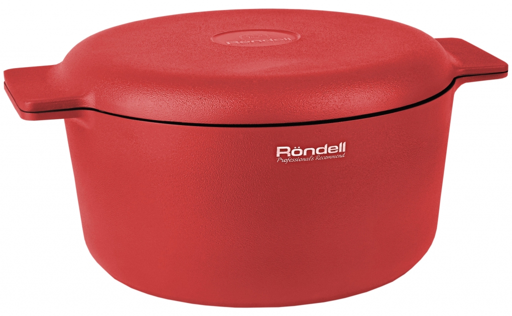 RDA-1118 Кастрюля с крышкой 24см (4.6л) Red Edition Rondell
