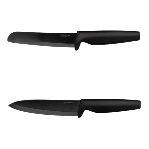 RD-464 Набор керамических ножей RONDELL "Damian Black" 2шт. 